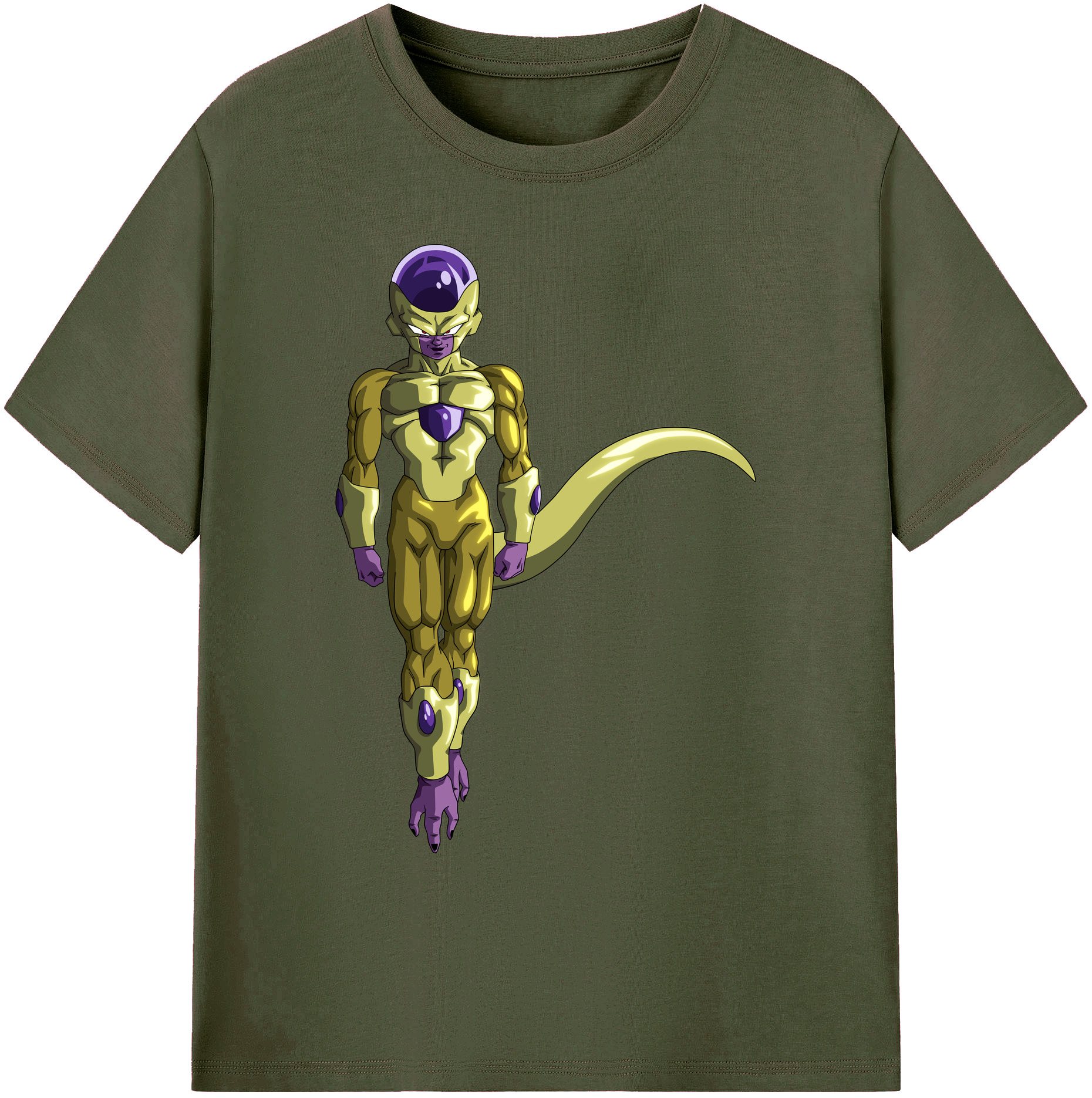 （画像用） ドラゴンボール フリーザ DRAGON BALL Frieza 綿100％ メンズ半袖Tシャツ｜肌触りやわらか＆通気性
